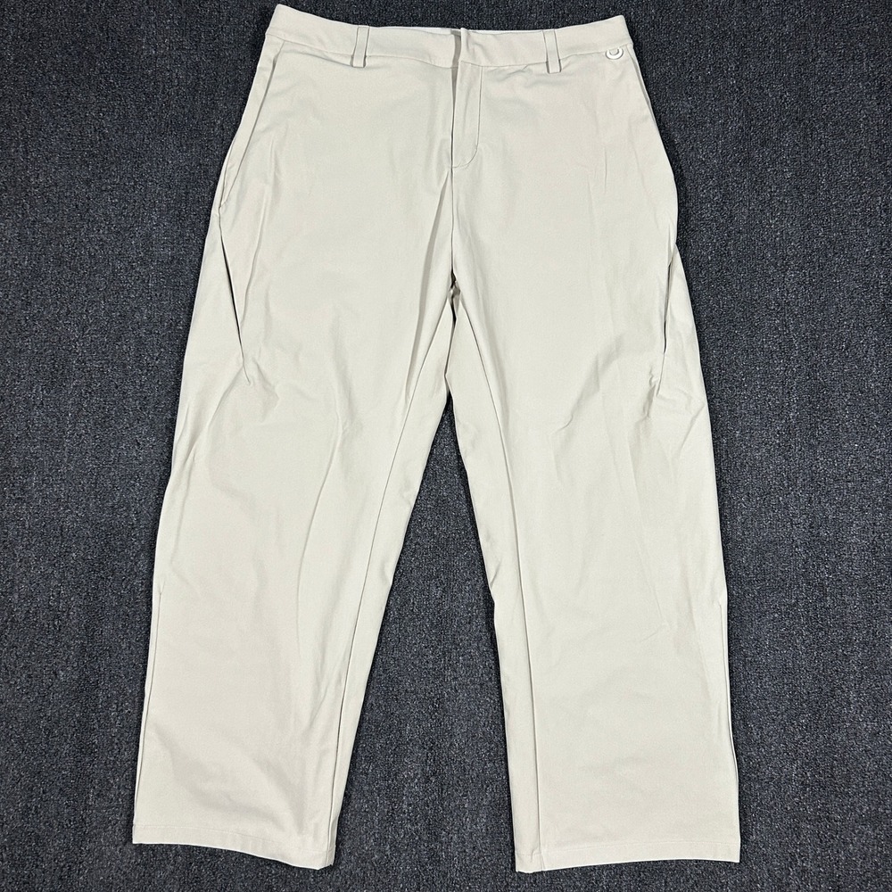 Nike 24.7 Dri-FIT Pants Mens 34x30 Khaki Excellent Straight Leg Golf Chino Tan